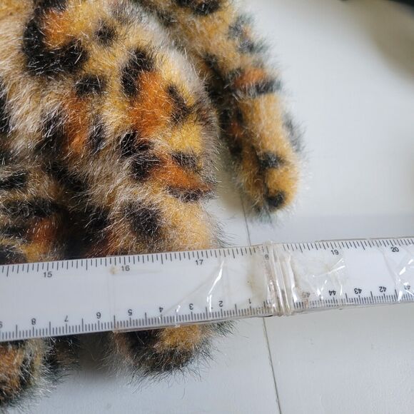 Amela Design realistic Cheetah Leopard Plush Stuffed Animal Toy reclining - Picture 6 of 6